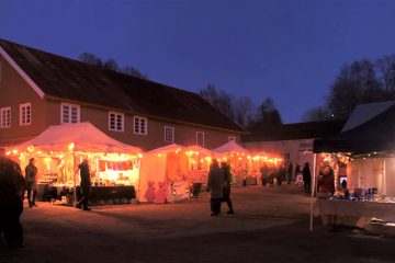 skumringslys på Julemarkedet